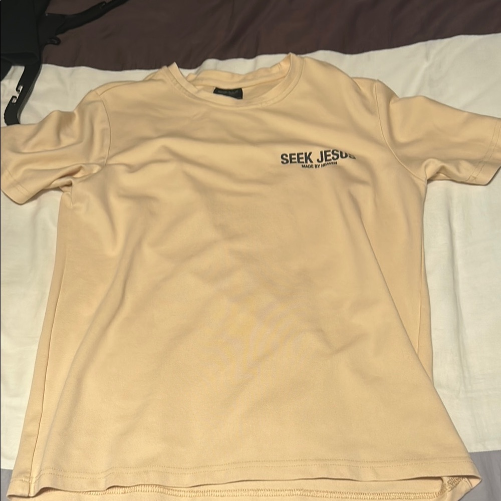 Seek Jesus Beige T-Shirt